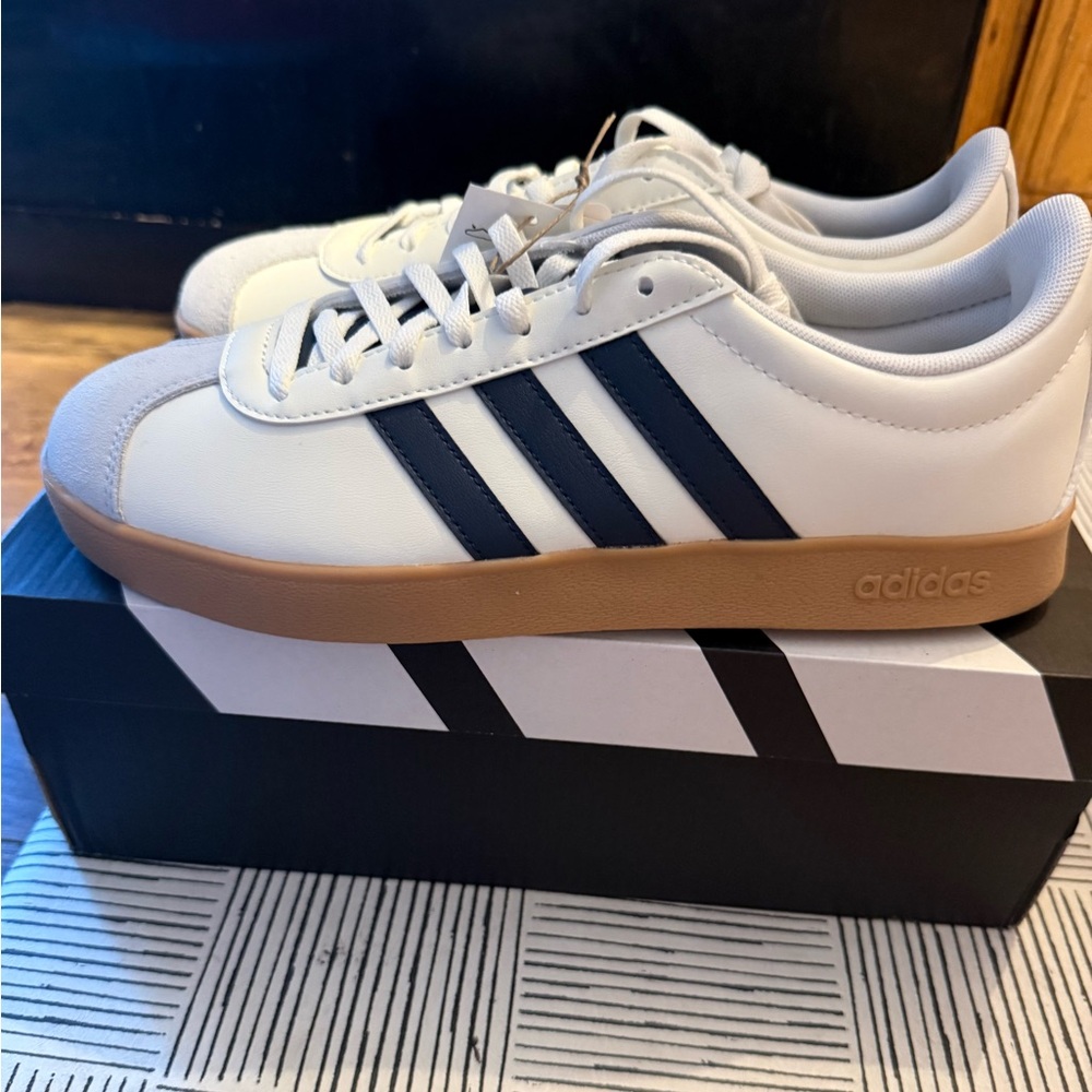 Adidas VL Court Base Women’s Sneaker Running Shoe 9.5 - Picture 8 of 13